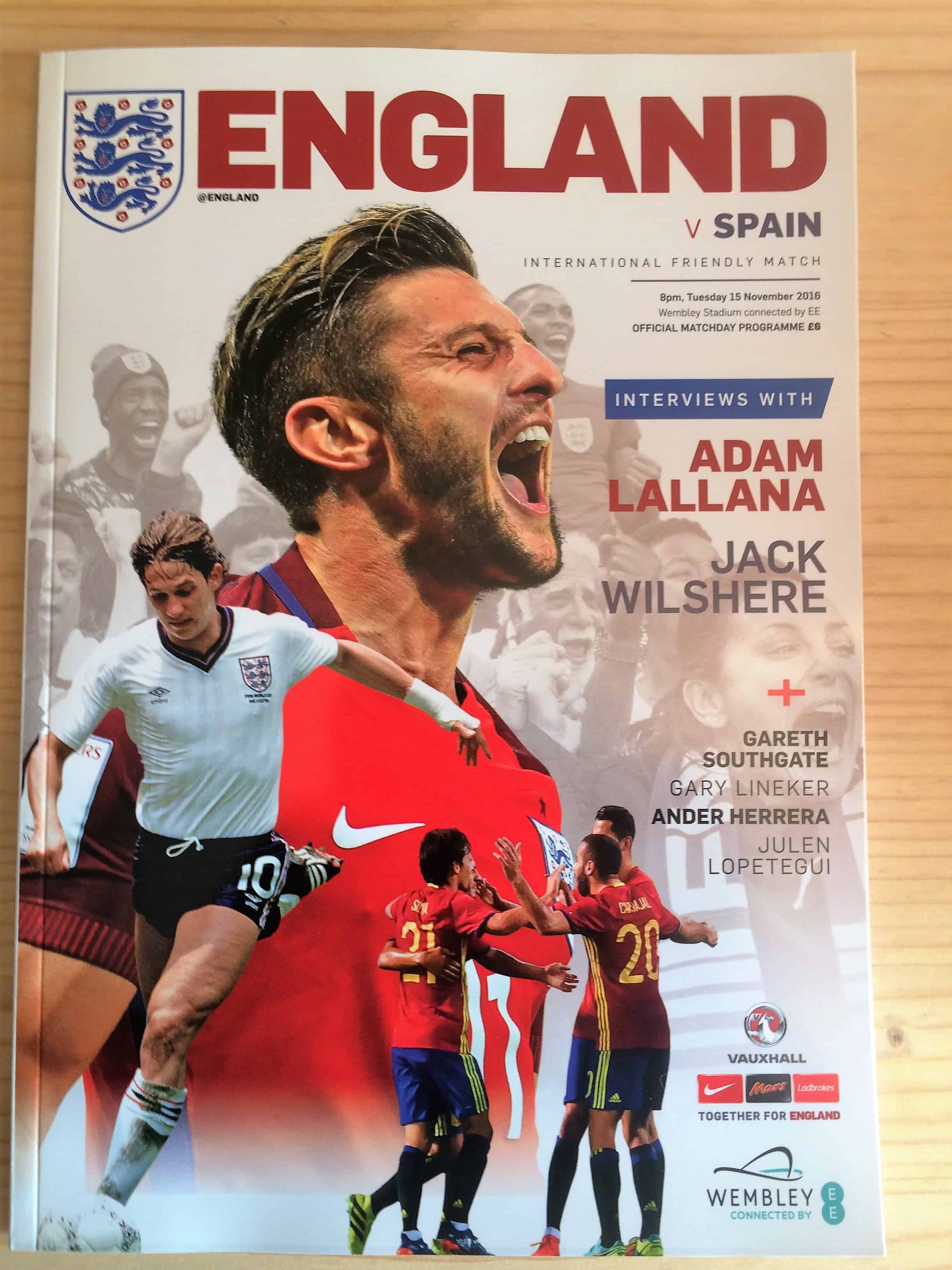 England v Spain